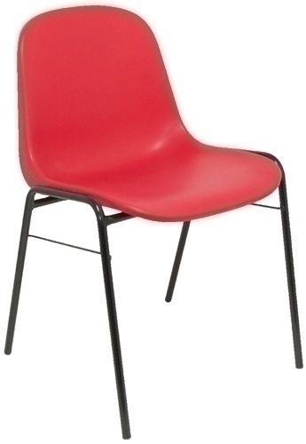 SILLA PIQUERAS ALBOREA CONF. ROJO PACK423RJ