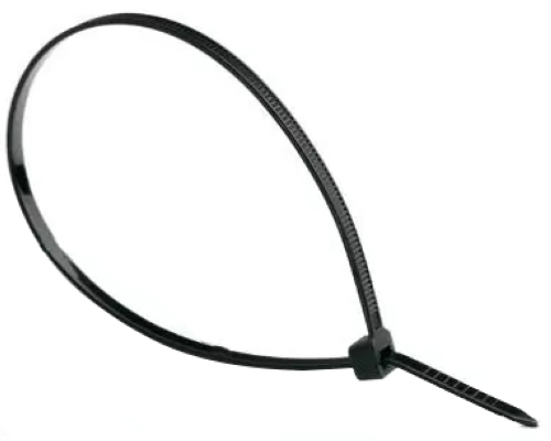 BRIDAS NYLON 200x4,8MM NECRO C/100