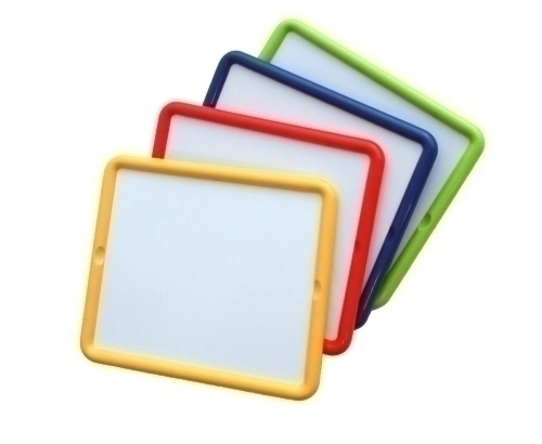 SET DE 4 PIZARRAS 30x 26cm DOS CARAS