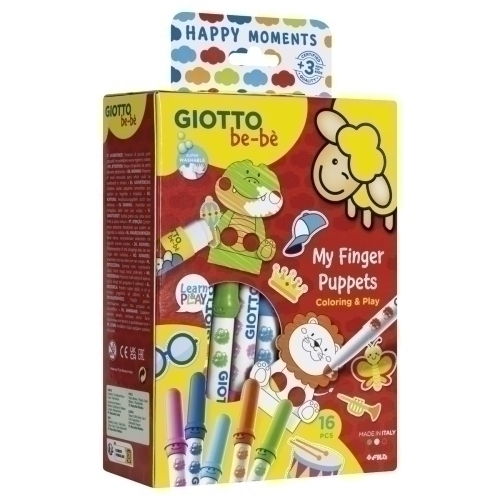 SET JUEGO GIOTTO BE-BE MY FINGER PUPPETS - Pack de 4 unidades