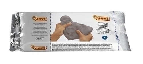 PASTA MODELAR JOVI GRIS 250 GR - Pack de 6 unidades