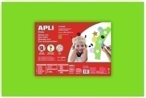 GOMA EVA APLI 40x60 VERDE CLARO P/5