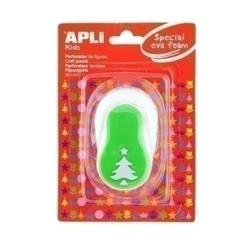 TALADRO GOMA EVA APLI ARBOL VERDE