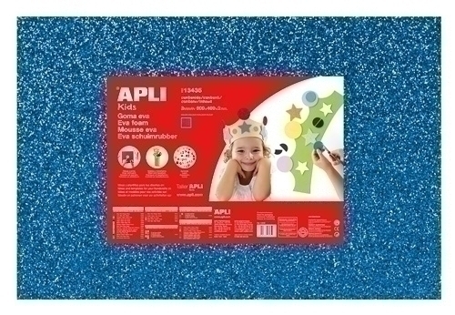 GOMA EVA APLI 40x60 PURPUR. AZ P/3
