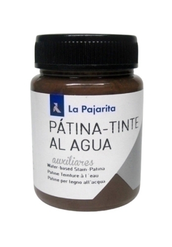 PATINA-TINTE PAJARITA AGUA 75 ml NOGAL - Pack de 6 unidades