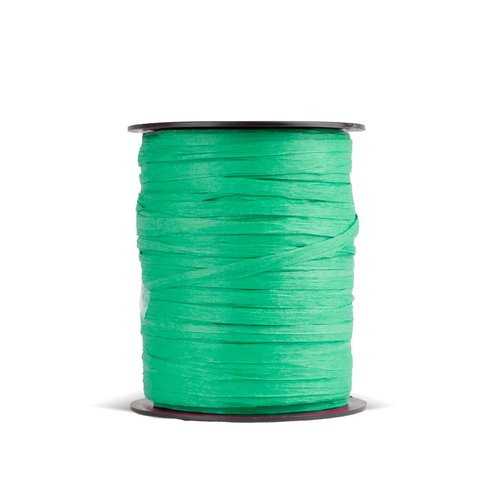 CINTA REGALO RAFIA R.100 m.3,5 mm VERDE