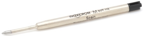 RECAMBIO INOXCROM BOLIGRAFO M MET. NEGRO - Pack de 25 unidades