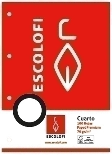 RECAMBIO ESCOLOFI 4º 100h 4 TAL. CD.8