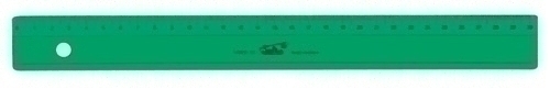 REGLA SAFTA 30 CENTIMETROS VERDE