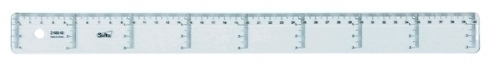 REGLA CRISTAL SAFTA 40 CENTIMETROS