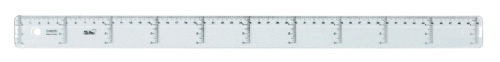 REGLA CRISTAL SAFTA 50 CENTIMETROS