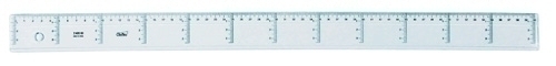 REGLA CRISTAL SAFTA 60 CENTIMETROS