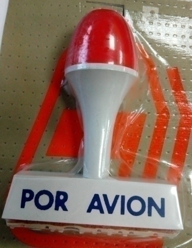 SELLO MANUAL POR AVION - Pack de 6 unidades