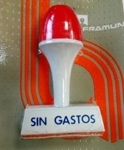 SELLO MANUAL SIN GASTOS - Pack de 6 unidades