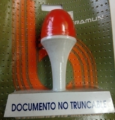 SELLO MANUAL DOCUMENTO NO TRUNCABLE - Pack de 6 unidades