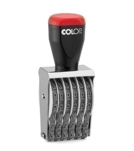 NUMERADOR MANUAL COLOP 07006(7mm/6bd)
