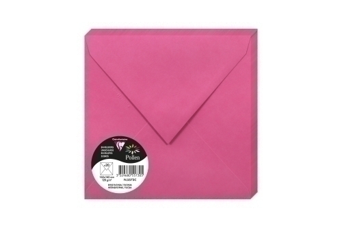 SOBRE CLAIREFONTAINE 165x165 FUCSIA P/20