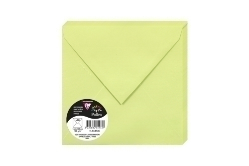 SOBRE CLAIREFONTAINE 165x165 VERDE P/20