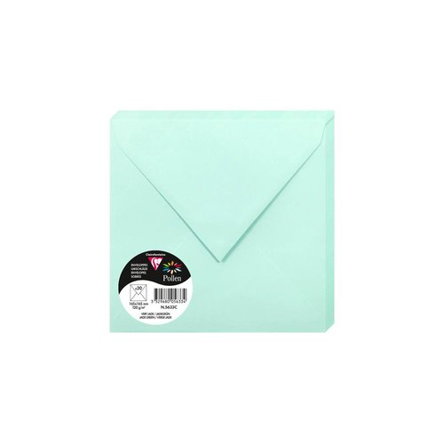 SOBRE CLAIREFONTAINE 165x165 VERDE JADE