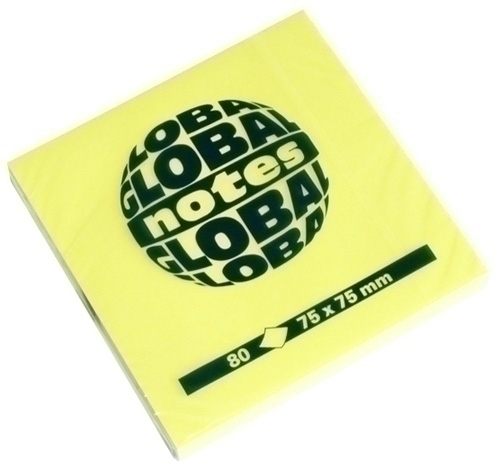 TACO NOTAS GLOBAL 80h 75x75 AMARILLO