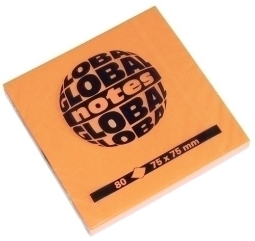TACO NOTAS GLOBAL 80h 75x75 NARANJA