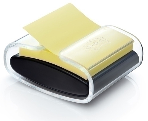 DISPENSADOR POST-IT NEGRO + TACO Z-NOT