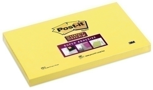 TACO NOTAS POST-IT 655-S 90hj. 76X127 - Pack de 12 unidades