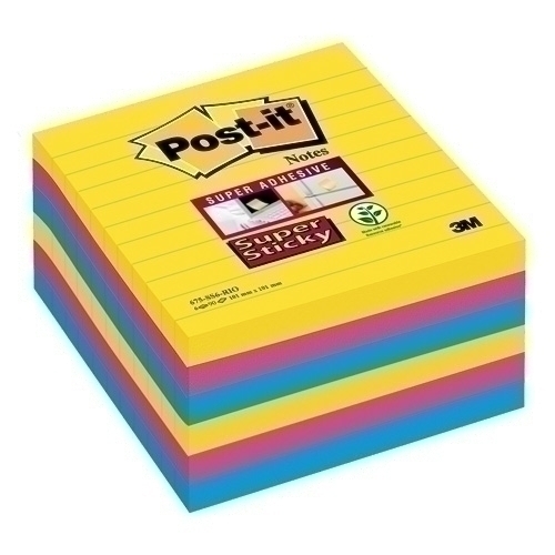 TACO NOTAS POST-IT 675 101x101 P/6