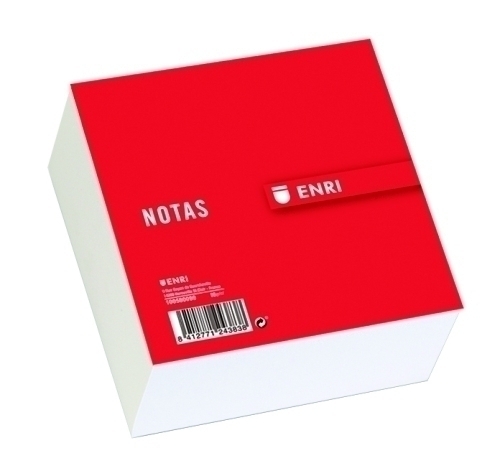 TACO NOTAS ENRI ENCOLADO 10X10X5 C/TAPA - Pack de 36 unidades