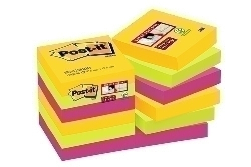 TACO NOTAS POST-IT 622 47,6x47,6 P/12