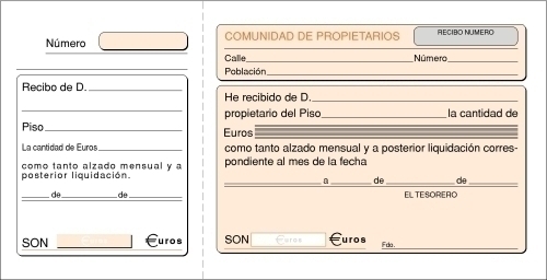 TALONARIO COMUNIDAD PROPIETARIOS LOAN