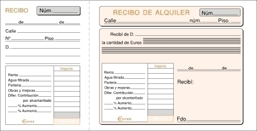 TALONARIO INQUILINATO LOAN T-40 - 1 unidad