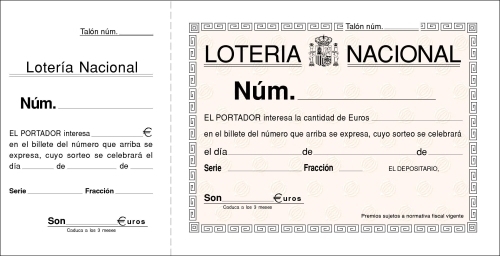 TALONARIO LOTERIA DOS TINTAS LOAN