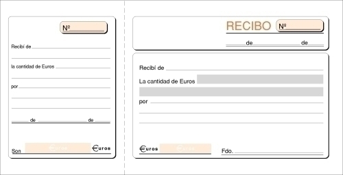 TALONARIO RECIBOS LOAN