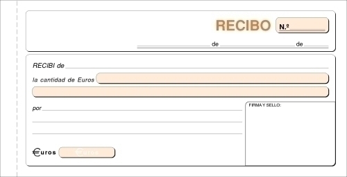 TALONARIO RECIBOS DUPLICADO LOAN T-60 - Paquete 10 unidades