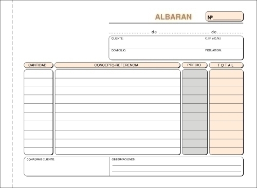 TALONARIO ALBARANES 4º APDO TRIPLI LOAN