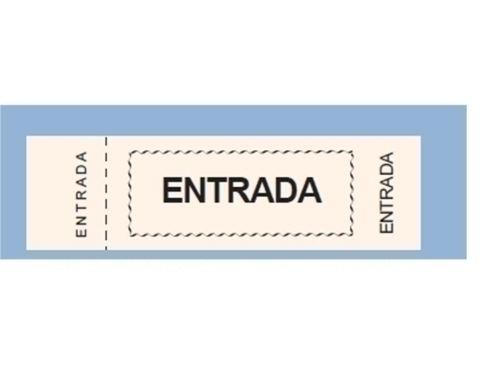 TALONARIO ENTRADAS LOAN COLORES SURTIDOS T-42 - 1 unidad - Color no elegible