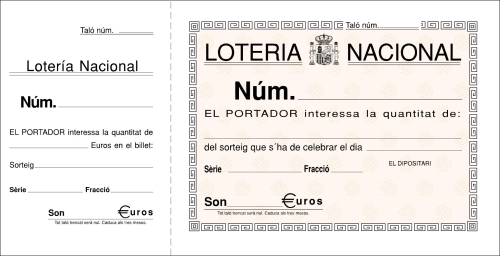 TALON. CAT. LOTERIA DOS TINTAS LOAN