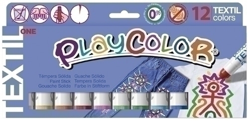 TEMPERA PLAYCOLOR TEXTIL ONE C/12