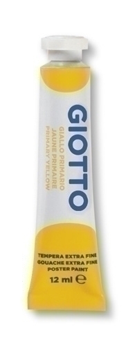 TEMPERA GIOTTO 12 ml (tubo) AMARILLO BA - Pack de 6 unidades