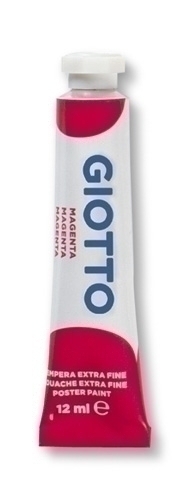 TEMPERA GIOTTO 12 ml (tubo) MAGENTA - Pack de 6 unidades