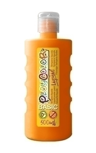 TEMPERA PLAYCOLOR LIQ. 500 ml NARANJA - 19361 - 1 unidad