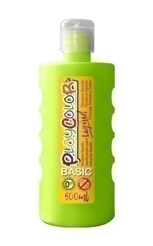 TEMPERA PLAYCOLOR LIQ. 500 ml VERDE CLAR - Pack de 6 unidades
