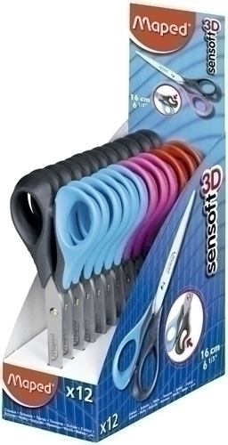 TIJERAS MAPED SENSOFT 3D 16 cm. EXPOS.12