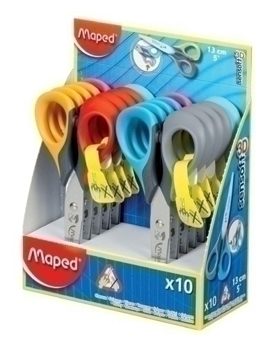 TIJERAS MAPED SENSOFT 3D 13 cm.ZD.EXP.10