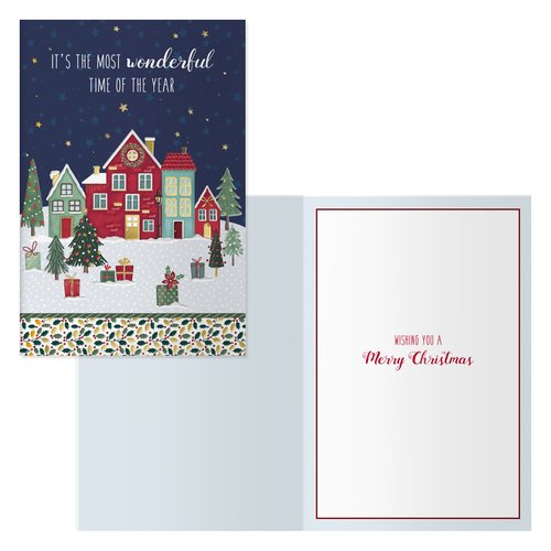 CHRISTMAS DOHE 115x170 HOUSE - Pack de 6 unidades