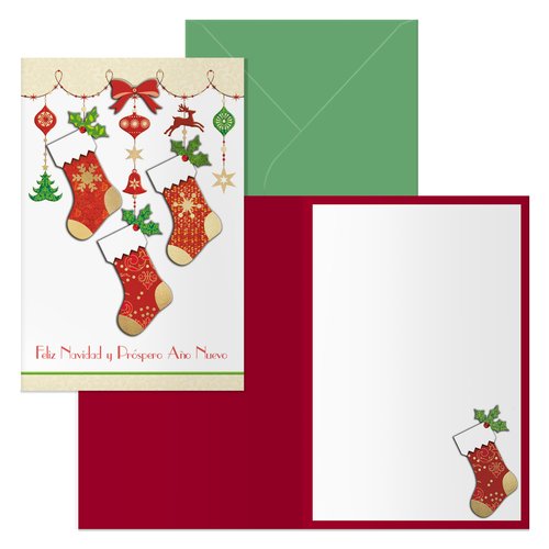 CHRISTMAS DOHE 115x170 CALCETINES - Pack de 6 unidades
