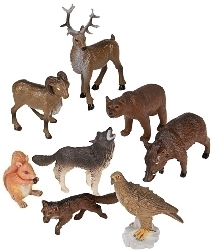 BOTE 8 FIG. ANIMALES DEL BOSQUE