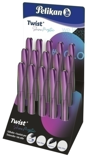 PLUMA PELIKAN TWIST SHINE SURT.EXP.15