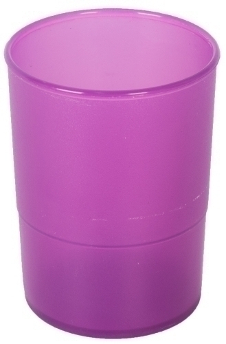 PORTA LAPICES PLASTICO REDONDO TR. MALVA